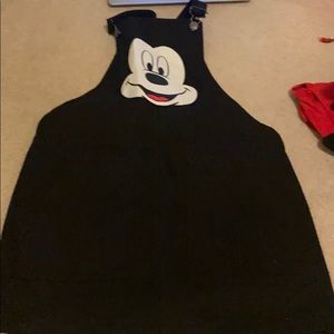 NWOT mickey overall dress